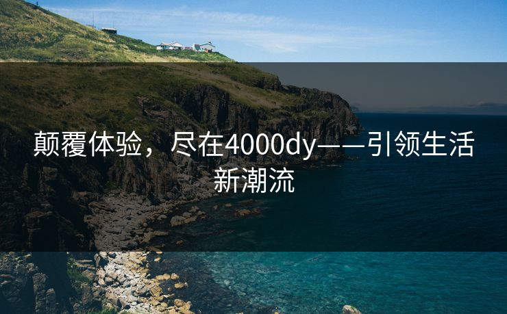 颠覆体验，尽在4000dy——引领生活新潮流